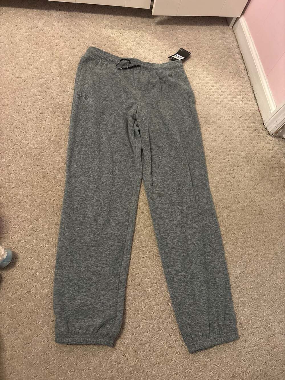 Under Armour Kids Rival Fleece Colorblock Graphic Joggers (Big Kids)